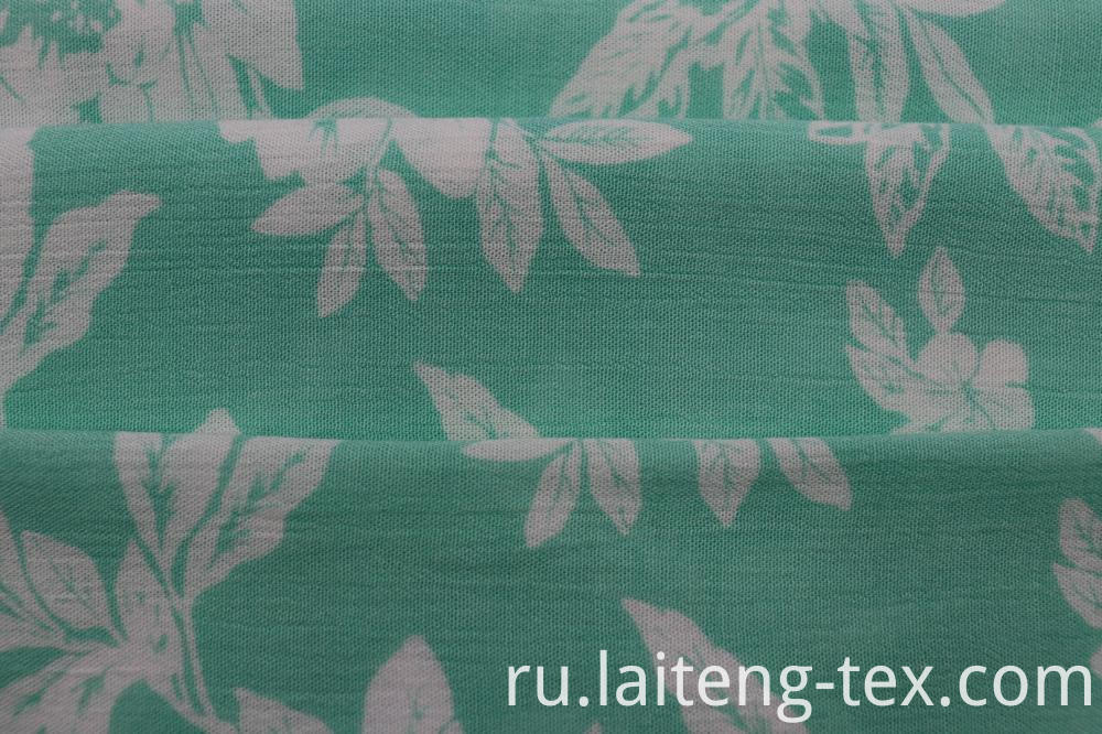 100% вискозный креп с набивным рисунком 100% Rayon Crepe Printed Fabric